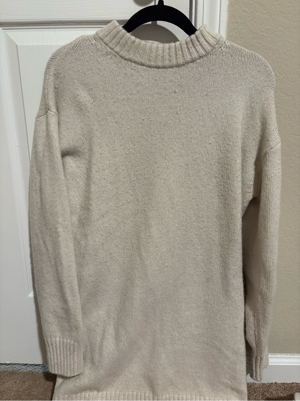 Long sleeve sweater dress